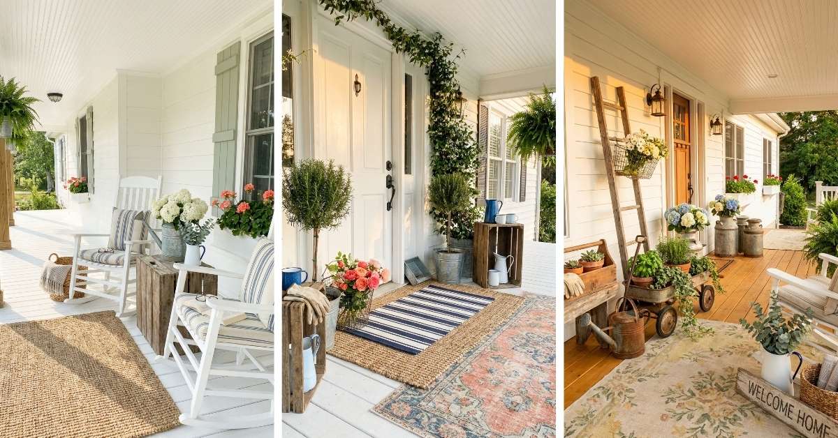 Charming Farmhouse Porch Decor Ideas for Summer