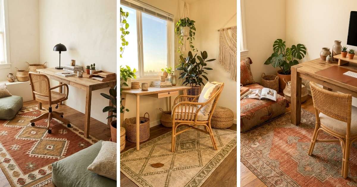 Artistic Boho Home Office Ideas for a Creative Workspace