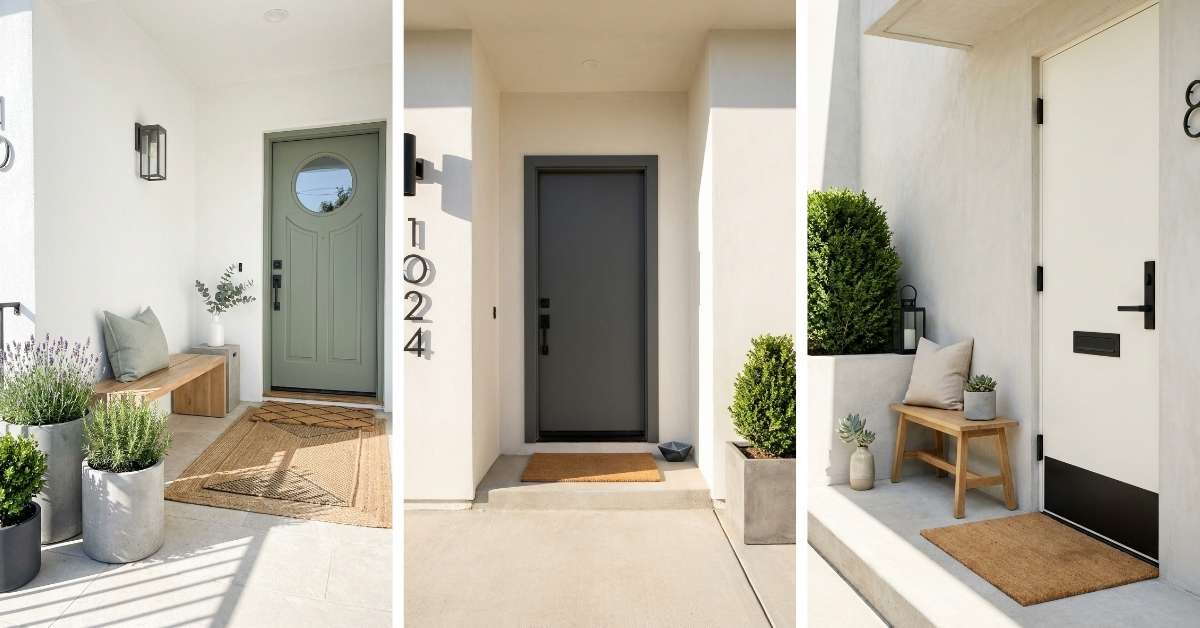 Sleek Minimalist Front Porch Ideas for a Clean Summer Look