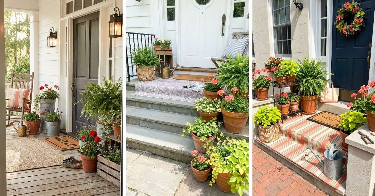Lush Front Porch Planter Styling Ideas for a Summer Welcome