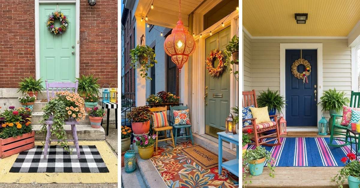 Colorful Front Porch Ideas That Break All the Beige Rules