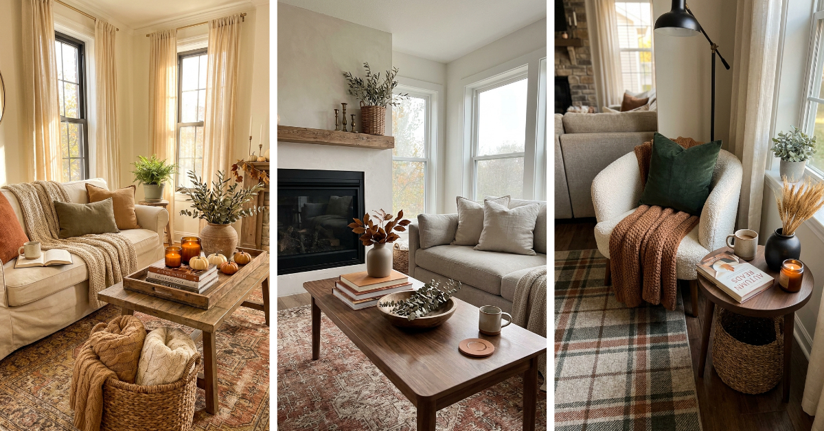 Cozy Fall Living Room Decor Ideas That Warm Up Your Space