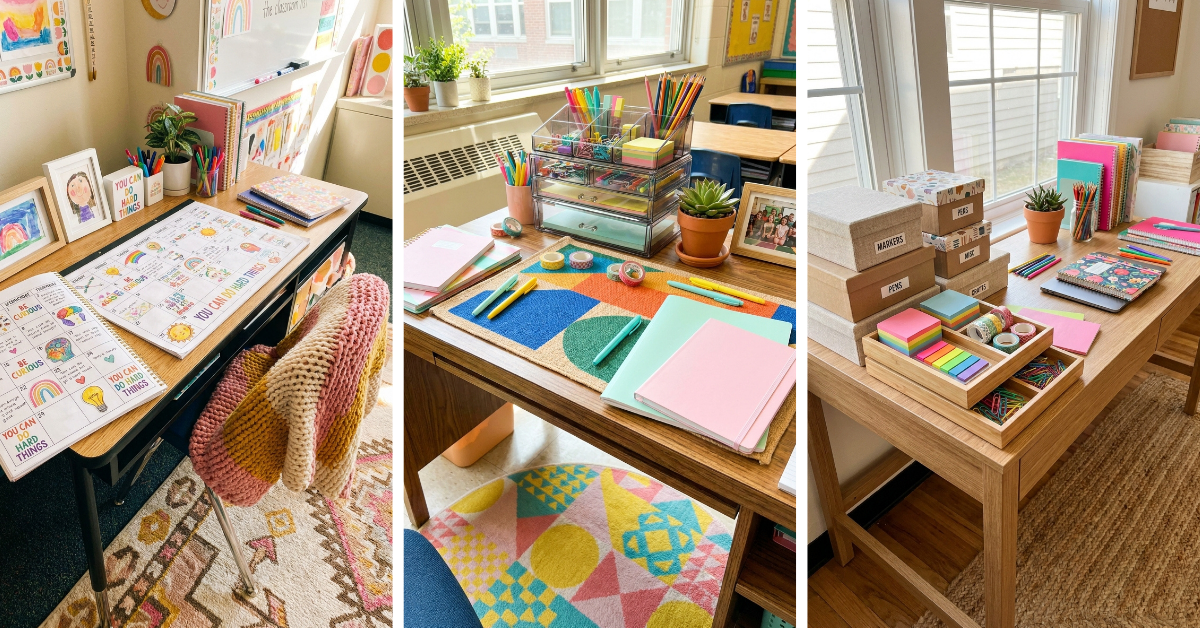 Playful Teacher Desk Makeover Ideas to Love Your Classroom