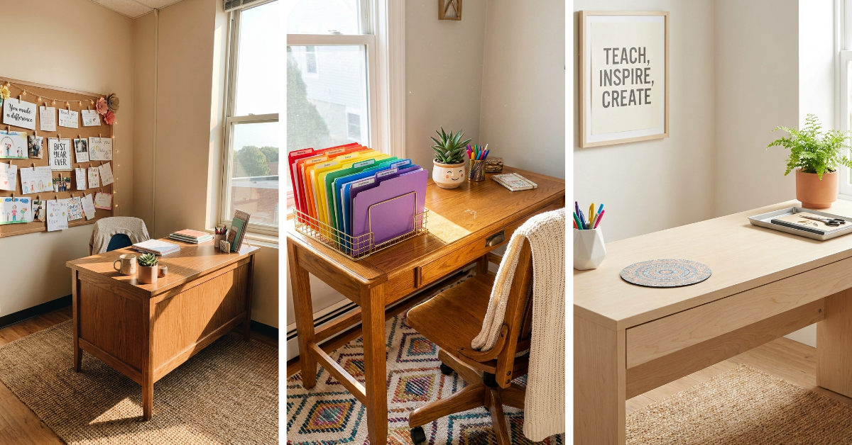 Stylish Teacher Desk Organization Ideas That Last All Year
