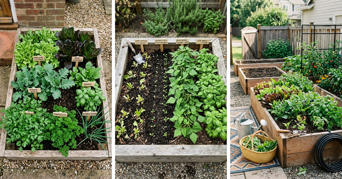 Raised Bed Home Garden Ideas for More Harvest, Less Space
