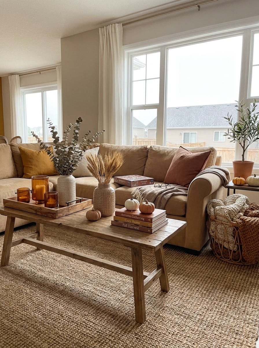 Use Books and Baskets to Make the Room Feel More Gathered