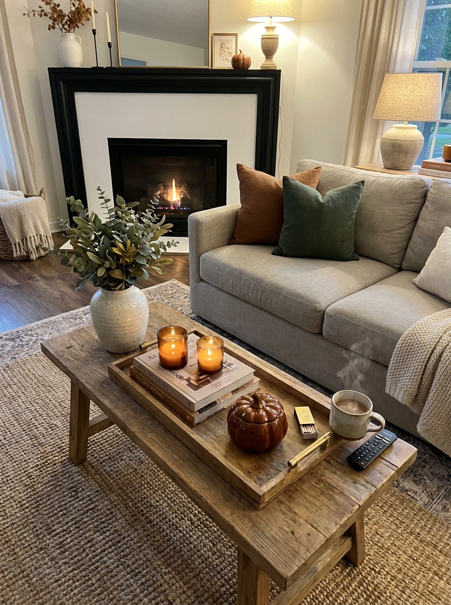 Style the Coffee Table With Autumn in Mind