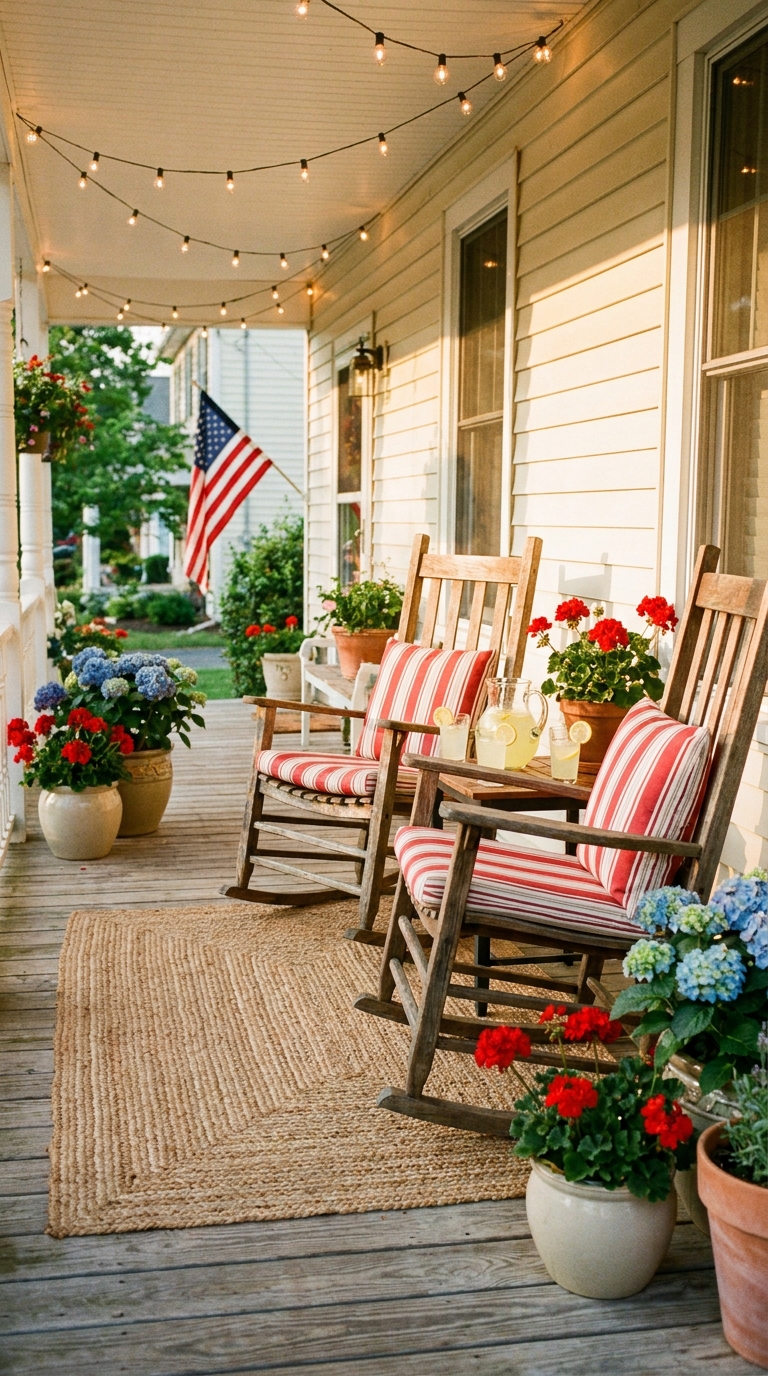 Decorative Wooden Signs with Patriotic Quotes