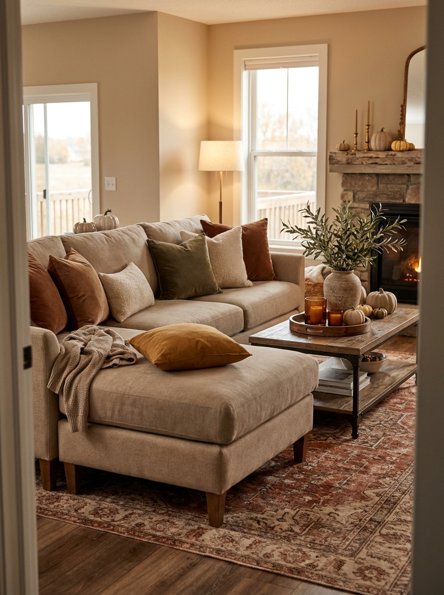 Swap Out Summer Pillows for Richer Fall Texture